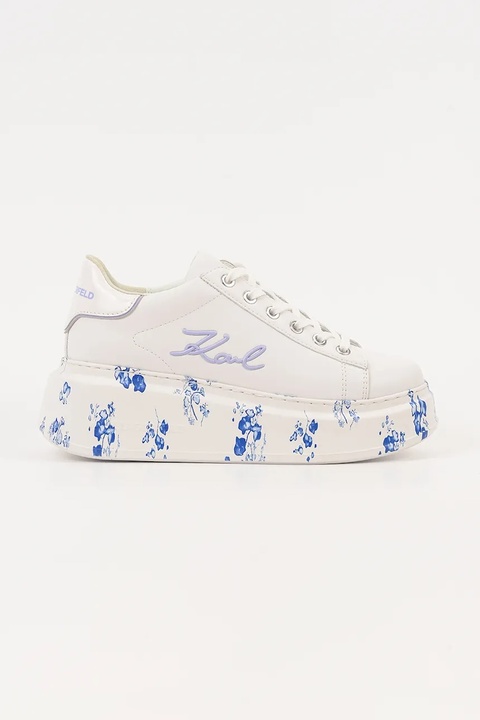 Karl Lagerfeld sneakersy skórzane ANAKAPRI damskie kolor biały KL63511F - zdjęcie produktu nr 1