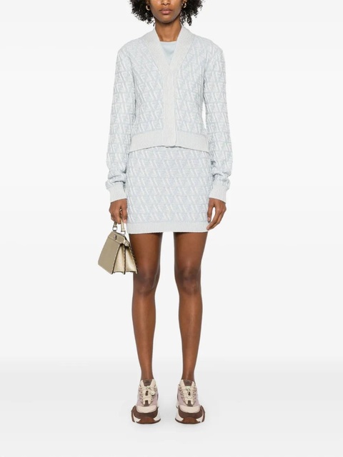 FENDI FF-motif knitted skirt - Blue - zdjęcie produktu nr 1