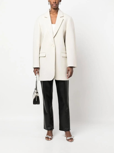 ISABEL MARANT Jilinka single-breasted coat - Neutrals - zdjęcie produktu nr 2