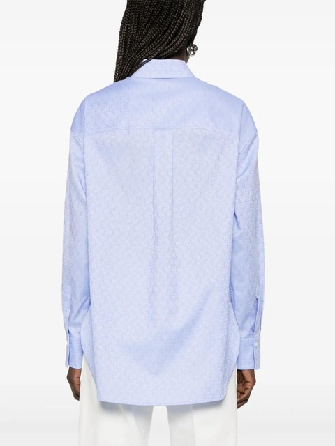 Ferragamo monogram shirt - Blue - zdjęcie produktu nr 2