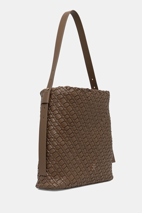 Tommy Hilfiger torebka kolor beżowy AW0AW18161 - zdjęcie produktu nr 1