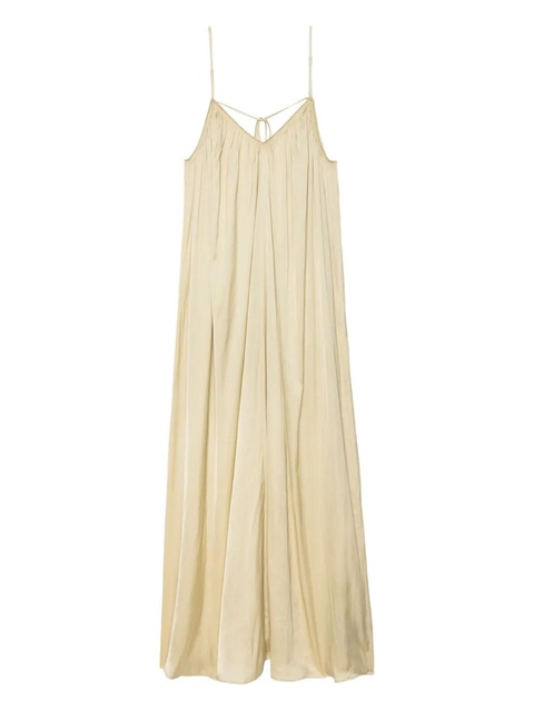 Zadig&Voltaire Ristym spaghetti-strap gathered maxi dress - Neutrals - zdjęcie produktu nr 1
