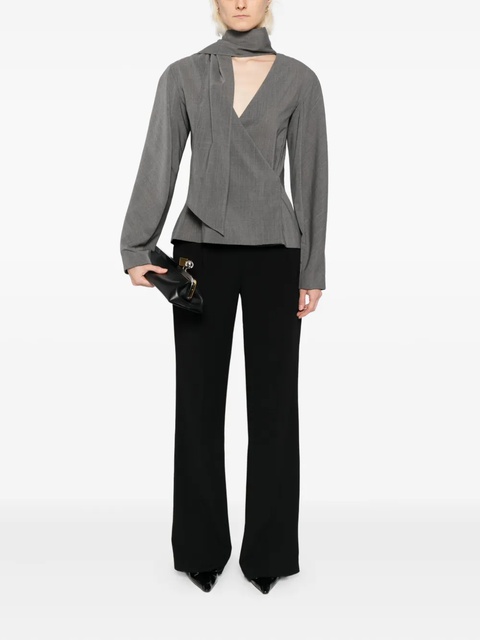 Jacquemus Chale blouse - Grey - zdjęcie produktu nr 1