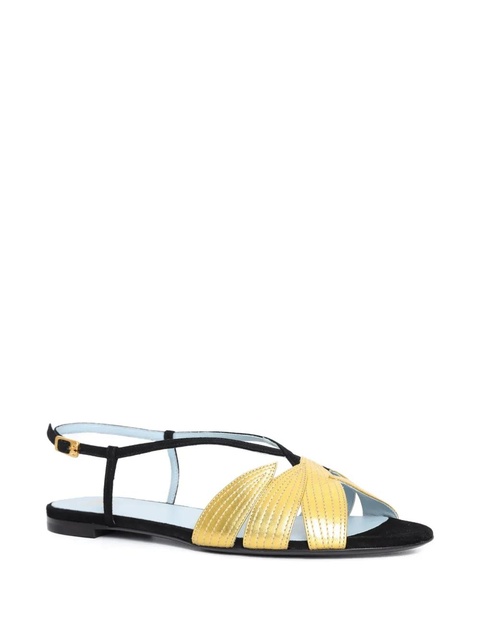 Valentino Garavani Foliefoliage sandals - Black - zdjęcie produktu nr 2