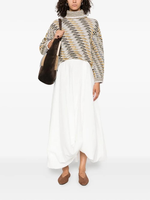 Missoni high-neck flame-pattern sweater - Yellow - zdjęcie produktu nr 2