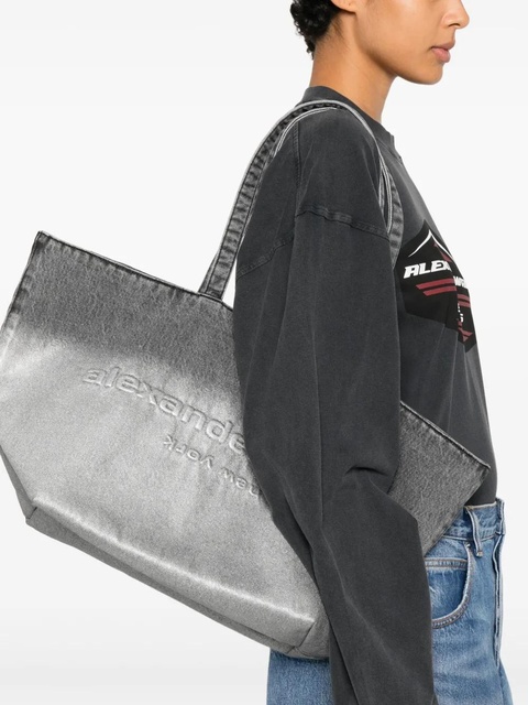 Alexander Wang large Punch embossed tote bag - Grey - zdjęcie produktu nr 1