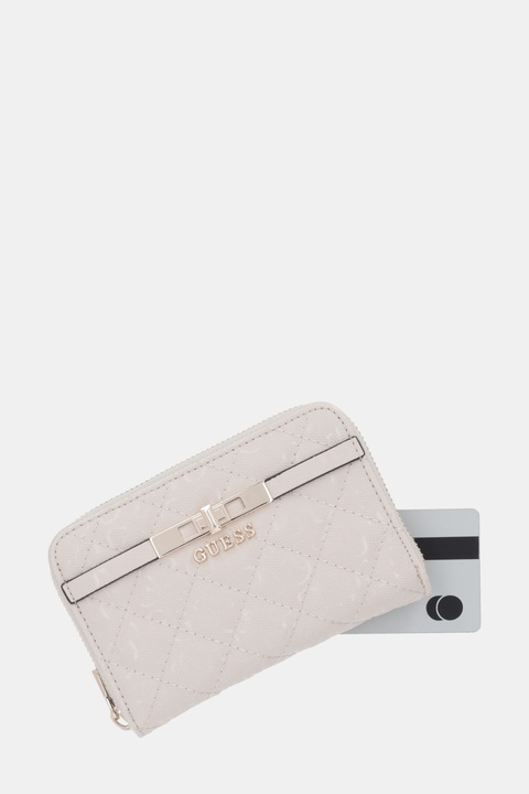 Guess portfel IDRA damski kolor beżowy SWGG81 57140 - zdjęcie produktu nr 2