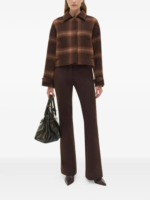 Simkhai plaid cropped jacket - Brown - zdjęcie produktu nr 2