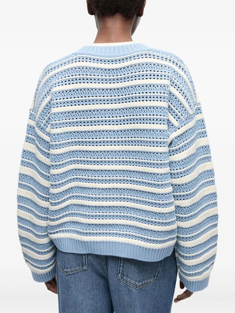 GANNI striped sweater - Blue - zdjęcie produktu nr 2