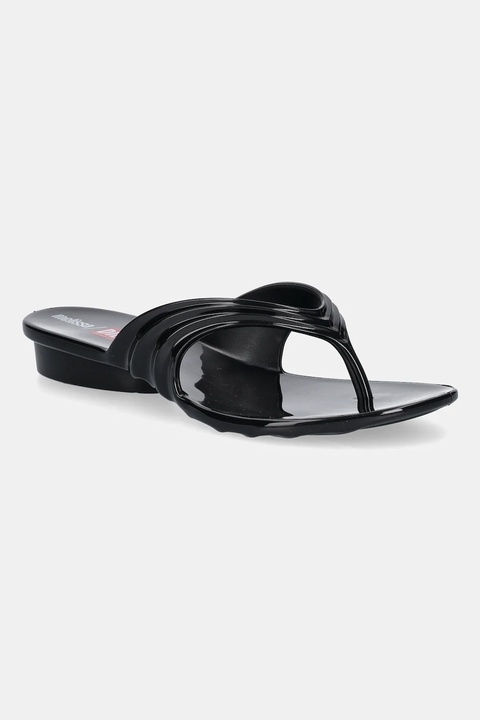 Melissa japonki MELISSA FLIP FLOP DIESEL AD damskie kolor czarny na płaskim obcasie M 36151 - zdjęcie produktu nr 1