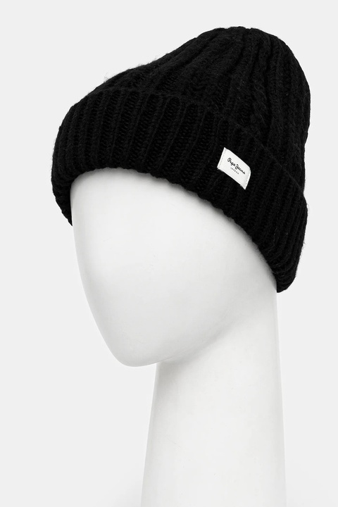 Pepe Jeans czapka kolor czarny PL0400007 - zdjęcie produktu nr 2