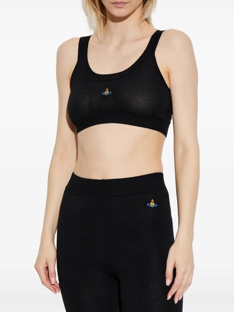 Vivienne Westwood cotton tank top - Black - zdjęcie produktu nr 2