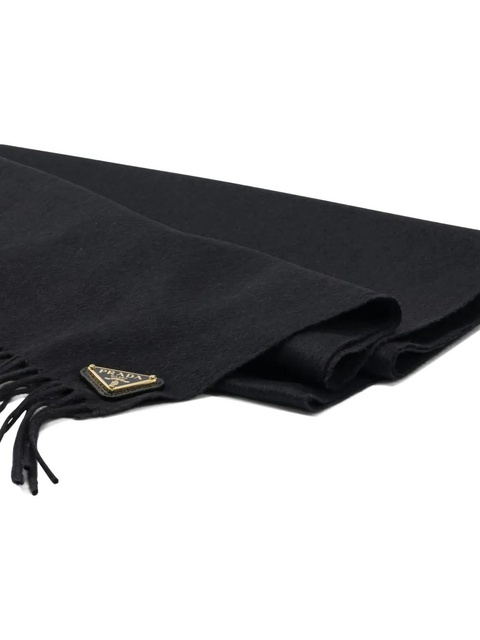 Prada fringed scarf - Black - zdjęcie produktu nr 2