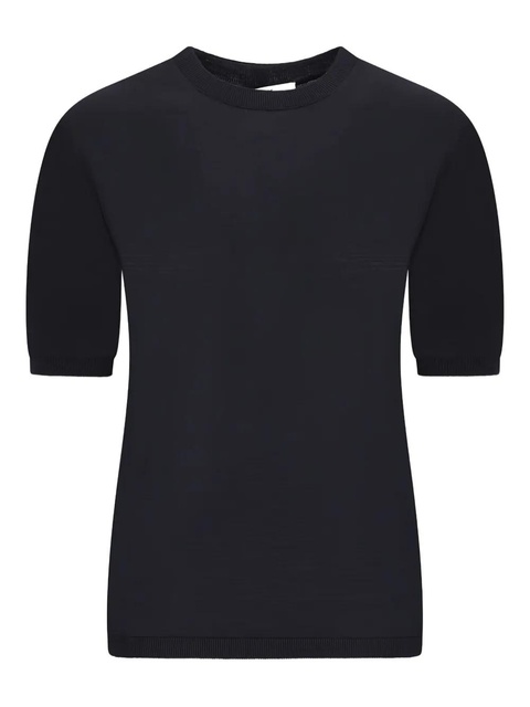 Max Mara short-sleeve round-neck top - Black - zdjęcie produktu nr 1
