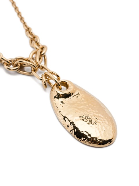 Chloé hammered-oval necklace - Gold - zdjęcie produktu nr 2