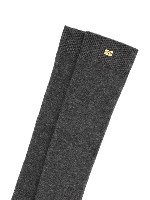 GANNI logo socks - Grey - zdjęcie produktu nr 2