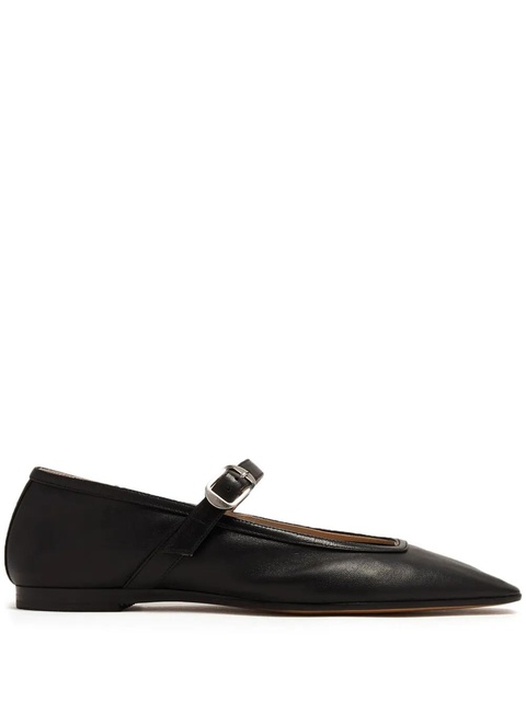Le Monde Beryl buckle-fastening leather Mary Janes - Black - zdjęcie produktu nr 1