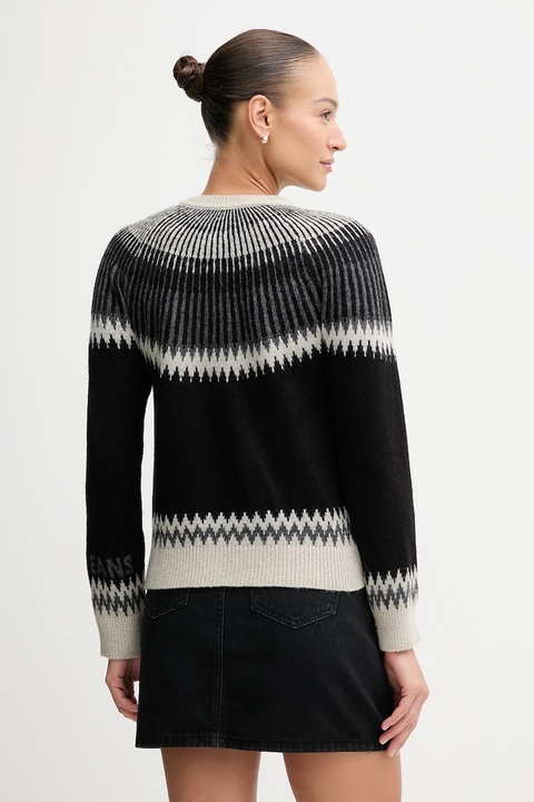 Pepe Jeans kardigan z domieszką wełny damski kolor multicolor PL7000048 - zdjęcie produktu nr 2