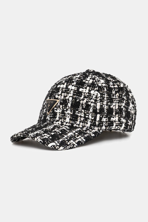 Guess czapka z daszkiem GIULLY kolor czarny AW5369 POL01 - zdjęcie produktu nr 1