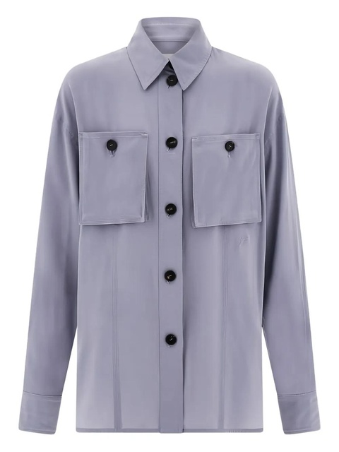 Ferragamo double-pocket shirt - Grey - zdjęcie produktu nr 1