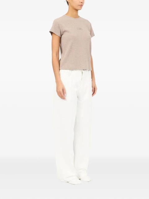 MM6 Maison Margiela Numbers-print T-shirt - Neutrals - zdjęcie produktu nr 2