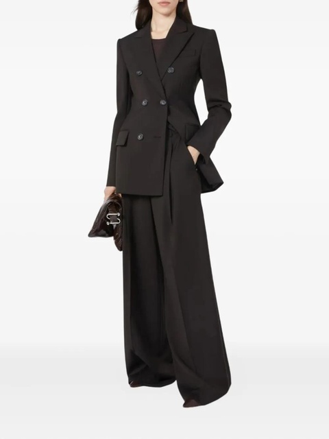 Sportmax double-breasted sartorial blazer - Brown - zdjęcie produktu nr 1