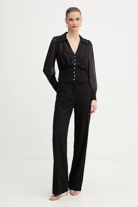 Morgan bluzka damska kolor czarny OPLAM - zdjęcie produktu nr 2