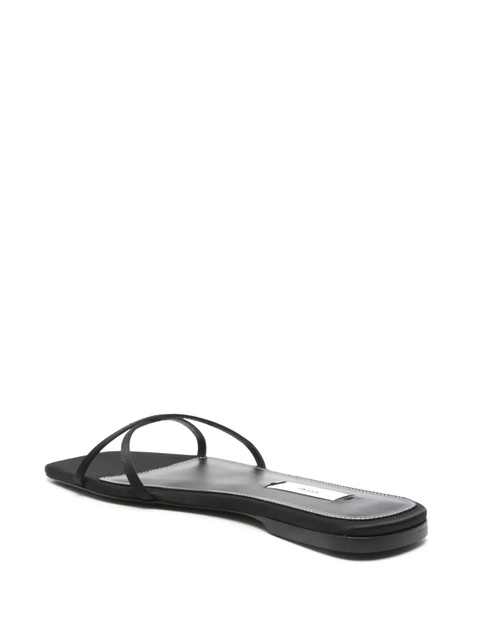 TOTEME satin crossover sandals - Black - zdjęcie produktu nr 2