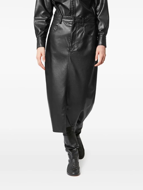 MARANT ÉTOILE Nilauria pocket midi skirt - Black - zdjęcie produktu nr 2