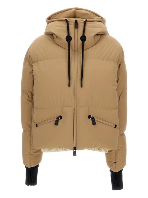 Moncler Grenoble hooded drawstring puffer jacket - Neutrals - zdjęcie produktu nr 1