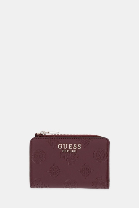 Guess portfel LAUREL damski kolor bordowy SWPD74 59156 - zdjęcie produktu nr 1