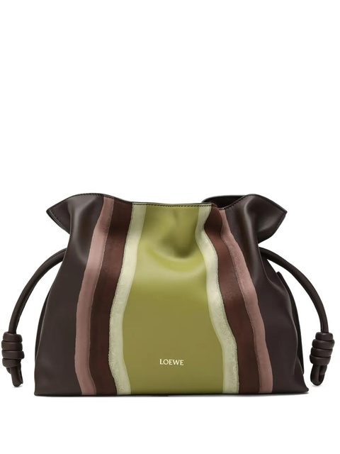 LOEWE medium Flamenco clutch bag - Green - zdjęcie produktu nr 1