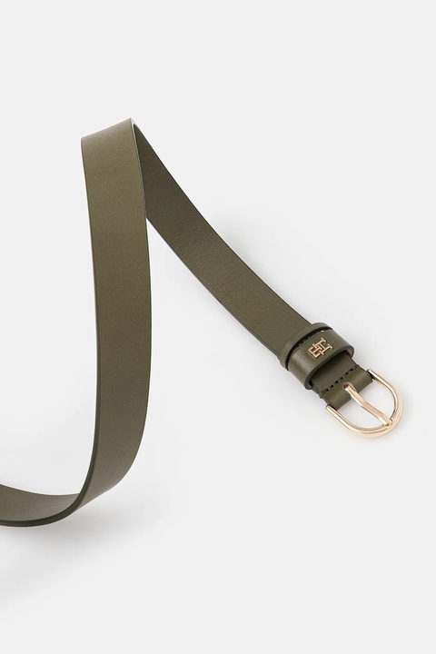 Tommy Hilfiger pasek skórzany damski kolor zielony AW0AW16836 - zdjęcie produktu nr 2