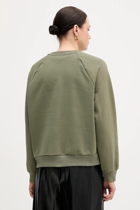 United Colors of Benetton bluza damska kolor zielony z aplikacją 3MTZD10B6 - zdjęcie produktu nr 2