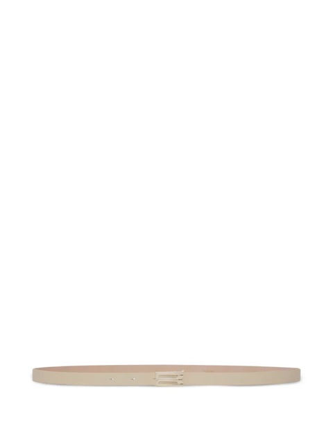 Victoria Beckham logo-buckle leather belt - Neutrals - zdjęcie produktu nr 1