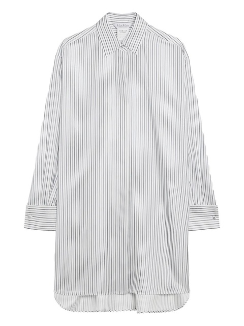 Max Mara long-sleeve striped shirt - White - zdjęcie produktu nr 1