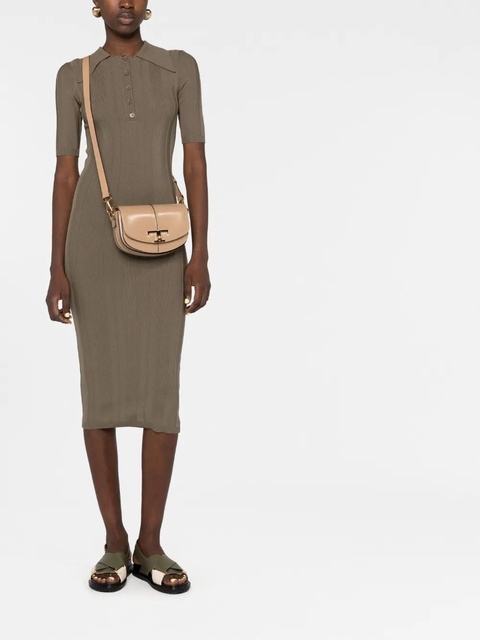 Tod's T-plaque leather tote bag - Neutrals - zdjęcie produktu nr 2