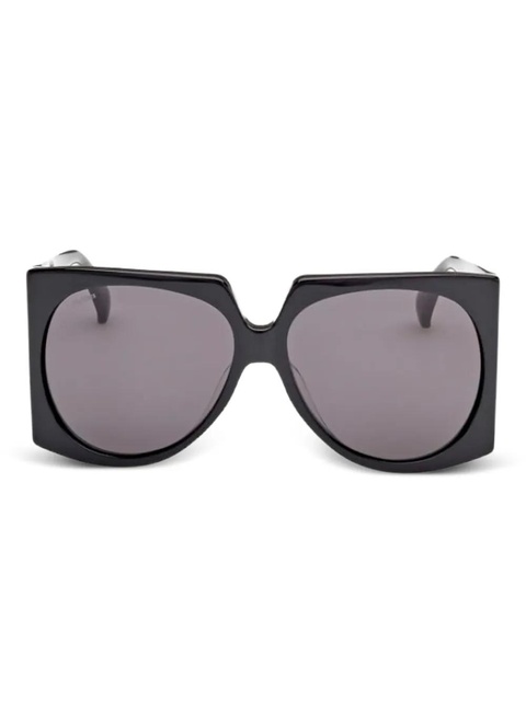 Max Mara Eyewear geometric-framed sunglasses - Black - zdjęcie produktu nr 1
