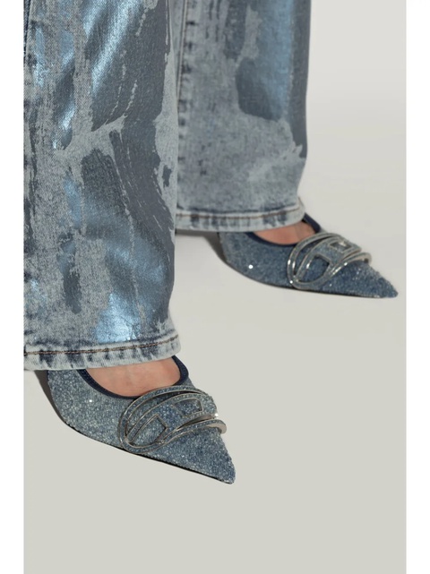 Diesel 80mm D-Venus slingback pumps - Blue - zdjęcie produktu nr 2