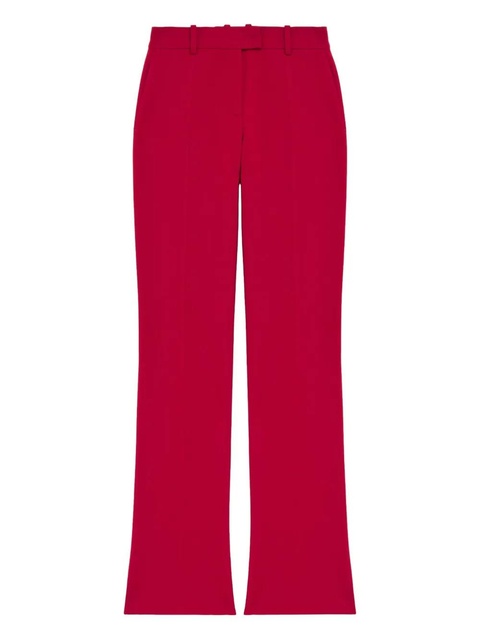 Alexander McQueen grain-de-poudre trousers - Red - zdjęcie produktu nr 1