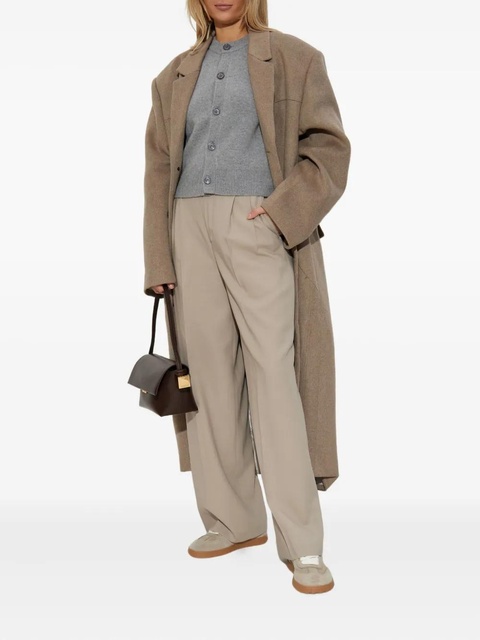 AMI Paris pleated buckle-fastening trousers - Neutrals - zdjęcie produktu nr 2