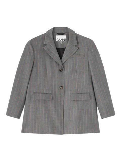 GANNI pinstripe blazer - Grey - zdjęcie produktu nr 1