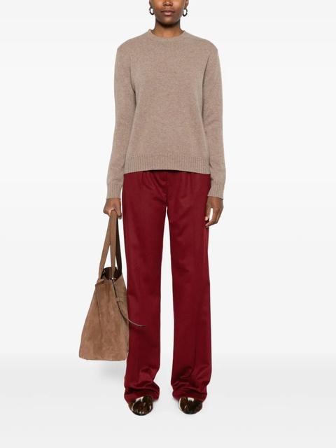 Max Mara round-neck cashmere sweater - Brown - zdjęcie produktu nr 1