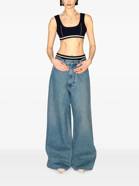 AMBUSH wide-leg jeans - Blue - zdjęcie produktu nr 2