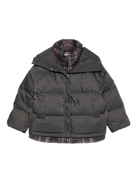 Acne Studios zip plaid jacket - Grey - zdjęcie produktu nr 1