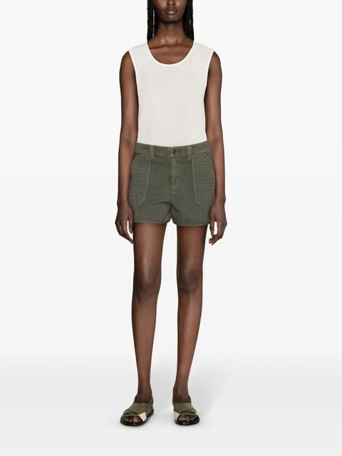 Zadig&Voltaire Sei twill mini shorts - Green - zdjęcie produktu nr 1