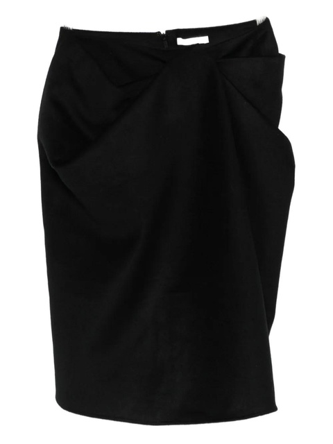 ENTIRE STUDIOS asymmetric skirt - Black - zdjęcie produktu nr 1