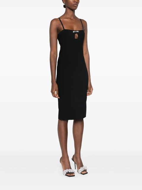 Blumarine bow-embellished midi dress - Black - zdjęcie produktu nr 1