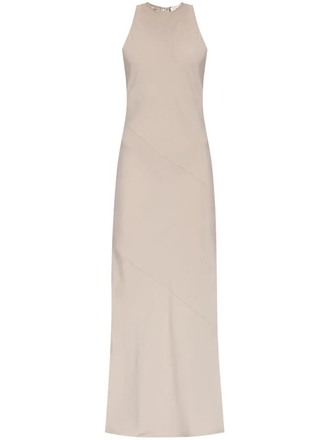 AMI Paris bias-cut maxi dress - Neutrals - zdjęcie produktu nr 1