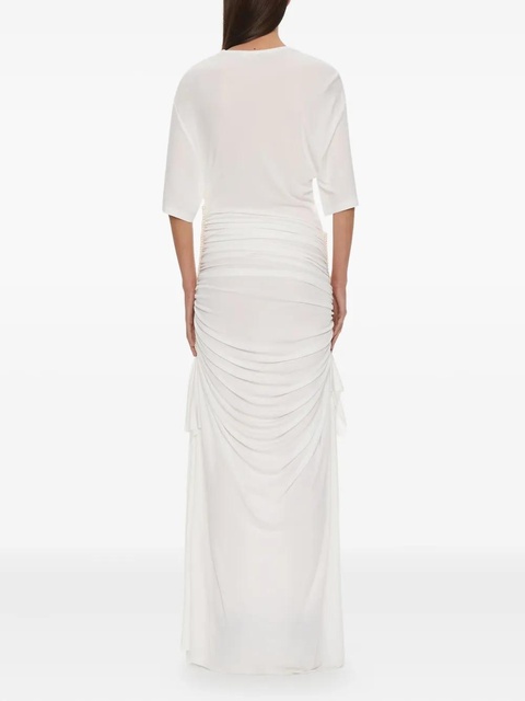 Christopher Esber Shibari ruched maxi dress - White - zdjęcie produktu nr 2